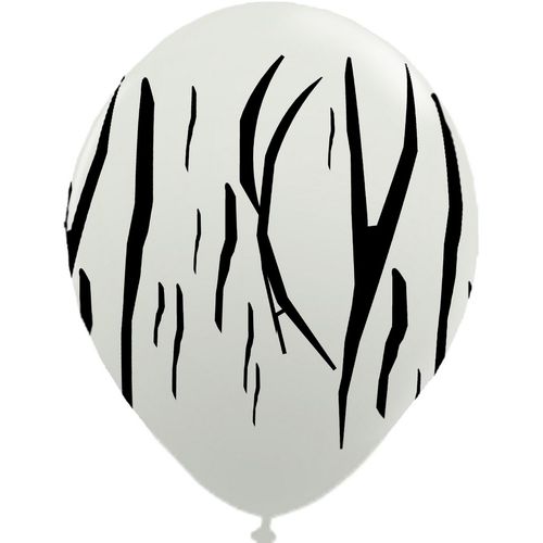 Balão Ballontech Saf Africa Zebra Nº 10(25cm) - 25 Unidades