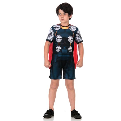 Fantasia Thor Infantil Curto - Marvel - Vingadores