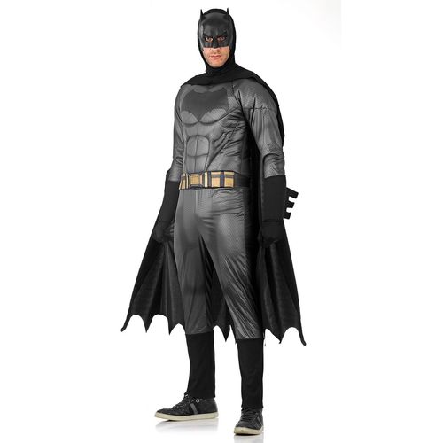 Fantasia Batman com Musculatura Adulto Luxo - Liga da Justiça