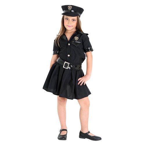 Fantasia Policial Infantil Feminino - Police