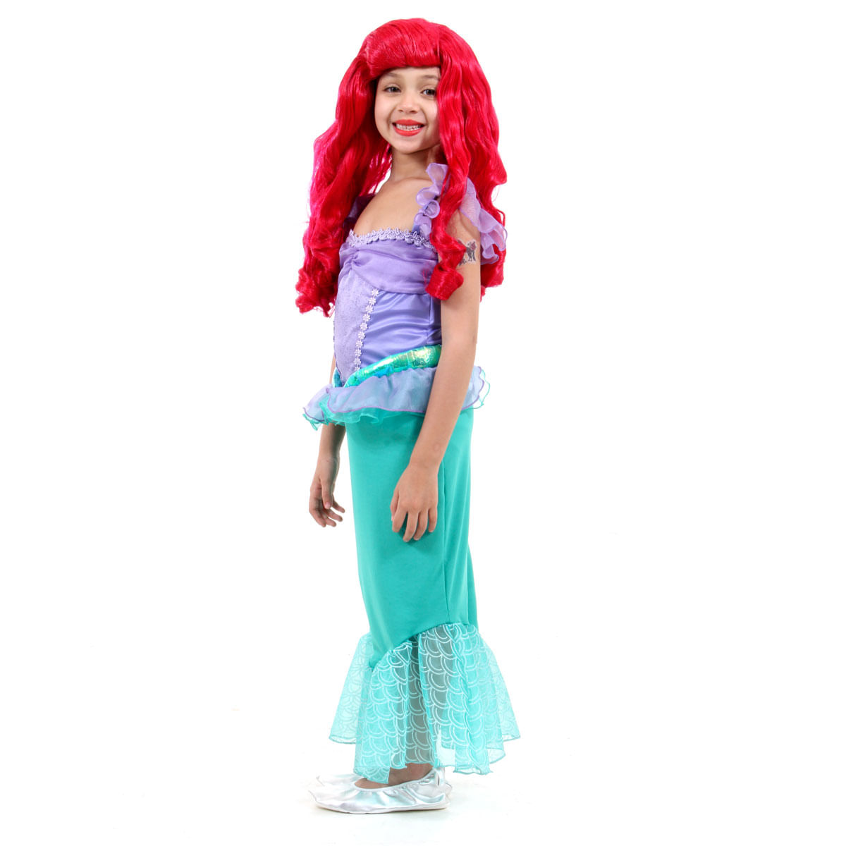 Fantasia Ariel Infantil Luxo - Disney Princesas | Abrakadabra - Abrakadabra  Fantasias