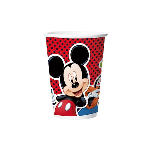 Copo Papel 180 ML 8 Unidades - Mickey Classico - Regina Festas