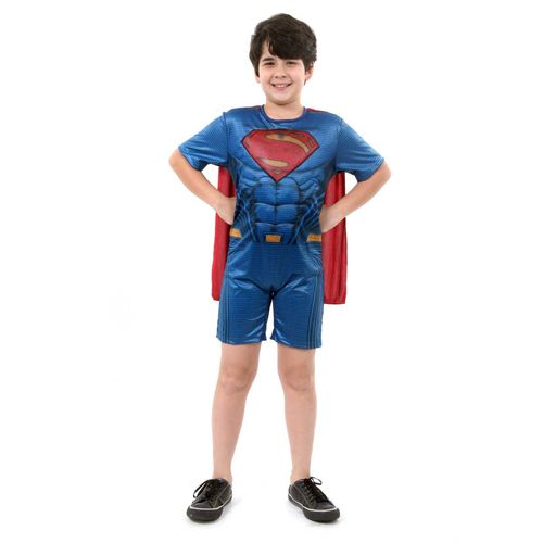 Fantasia Super Homem Infantil – Herói Clássico Com Capa