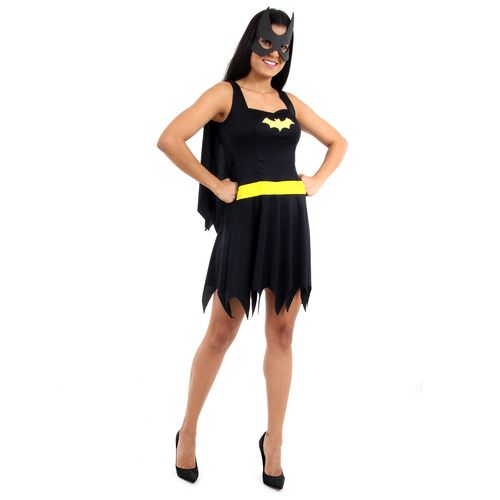 Fantasia Batgirl Verão Adulto - Liga da Justiça