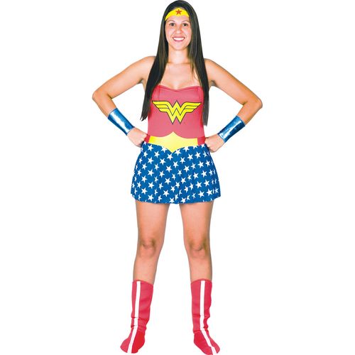 Fantasia Mulher Maravilha Adulto - Liga da Justiça