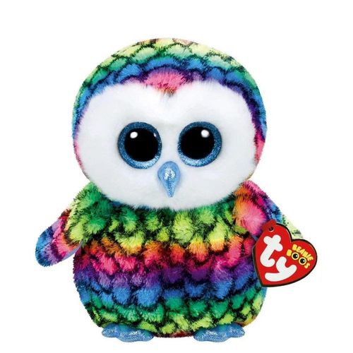 Pelúcia Beanie Boos Médio - Coruja Aria