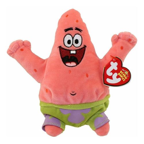 Pelúcia Beanie Babies Boos Ty - Patrick Star
