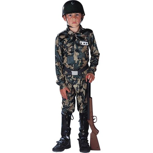 Fantasia Soldado Militar Infantil
