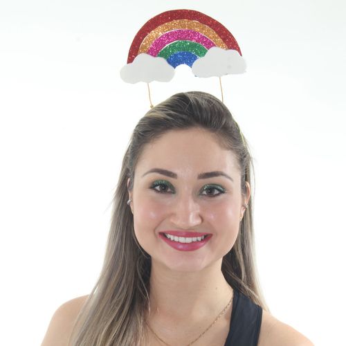 Tiara Arco Iris Adulto - Carnaval - Fantastique