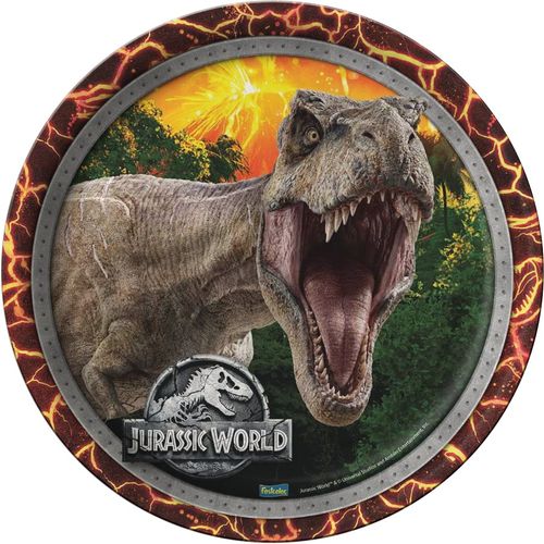 Prato Rd 8 Unidades - Jurassic World 2 - Festcolor