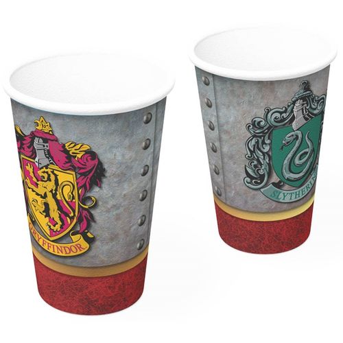 Copo Papel 300 ML 8 Unidades - Harry Potter - Festcolor