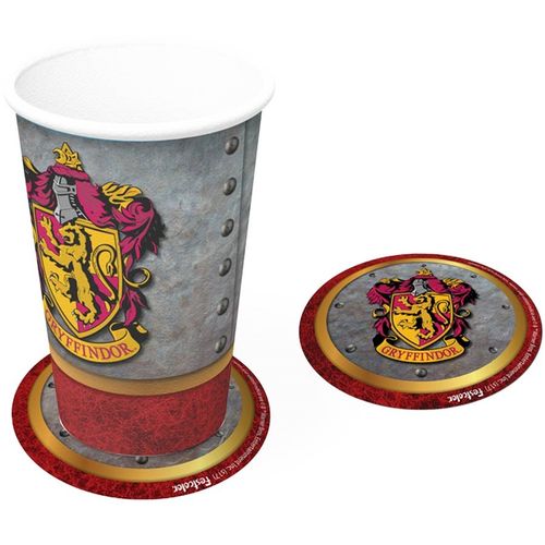 Porta Copos 8 Unidades - Harry Potter - Festcolor