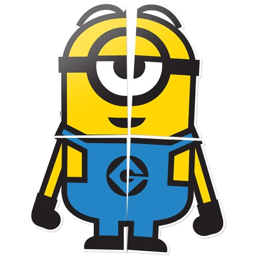 Painel Grande com 4 Laminas - Minions - Festcolor