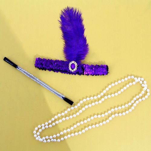 Kit Melindrosa Adulto - Roxo
