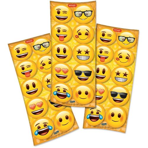 Adesivo 3 Unidades - Emoji - Festcolor