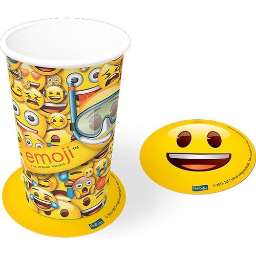 Porta Copos 8 Unidades - Emoji - Festcolor