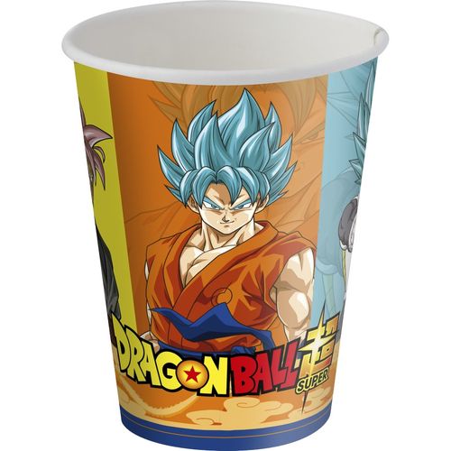 Copo Papel 200ML 8 Unidades - Dragon Ball - Festcolor