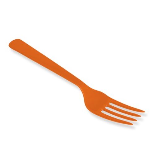 Garfo Color 10 Unidades - Laranja - Festcolor