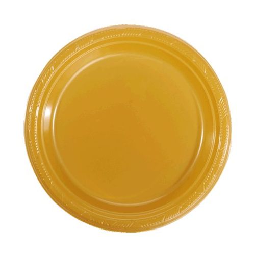 Prato 22 CM Color 10 Unidades - Ouro - Festcolor