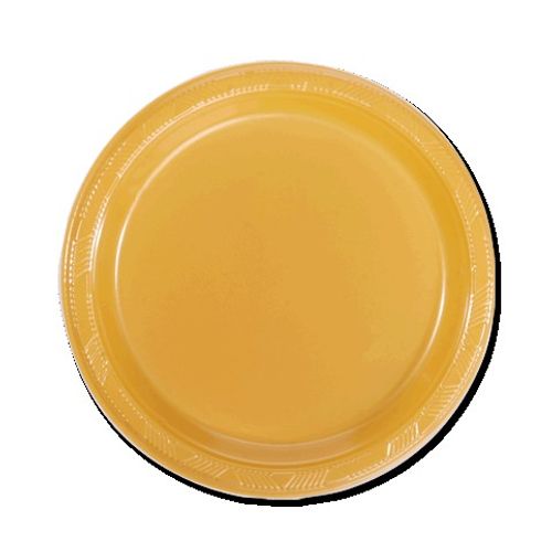 Prato 18 CM Color 8 Unidades - Ouro - Festcolor