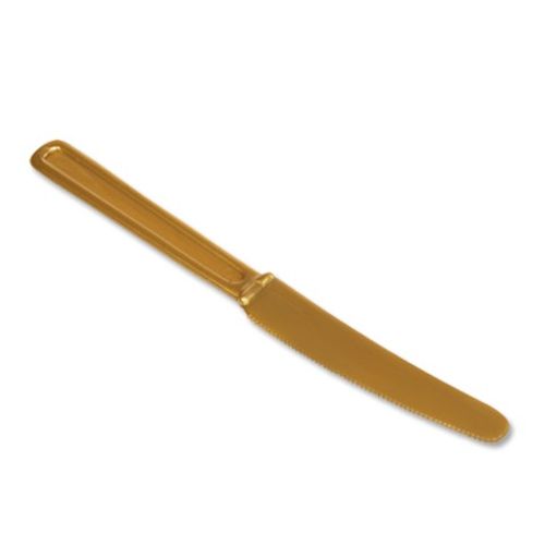 Faca Color 10 Unidades - Ouro - Festcolor