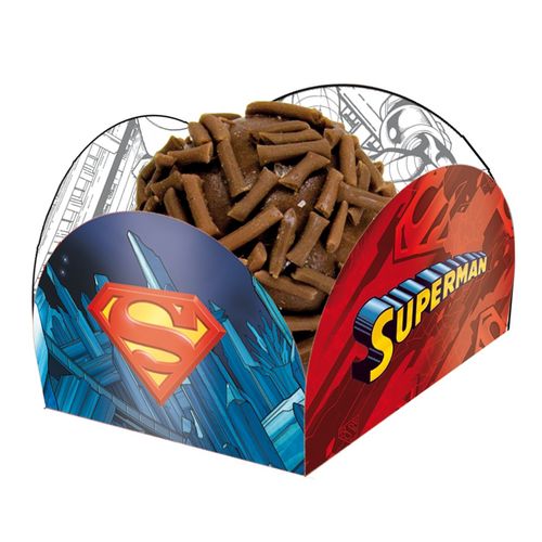 Porta Forminha 40 Unidedes - Superman - Festcolor