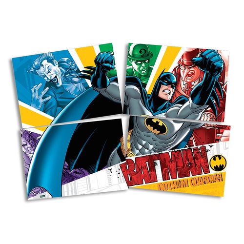 Painel Grande com 4 Laminas - Batman - Festcolor