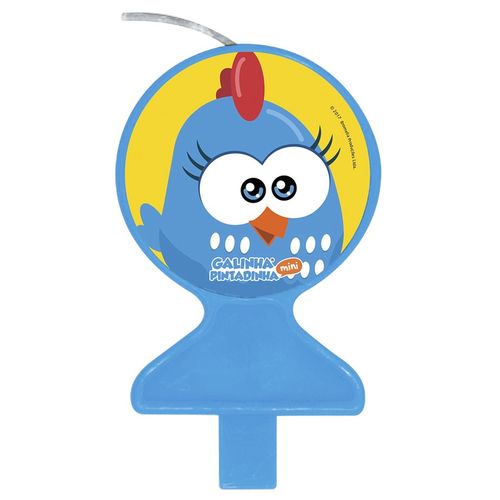 Vela Plana - Mini Galinha Pintadinha - Festcolor