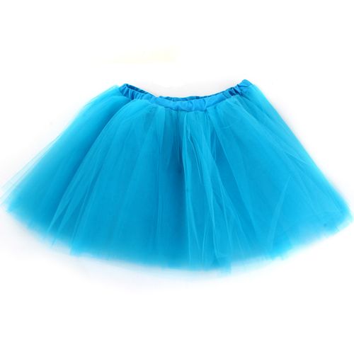 Saia de Tule Adulto - Azul Citrico