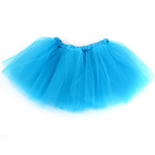 Saia de Tule Infantil - Azul Citrico