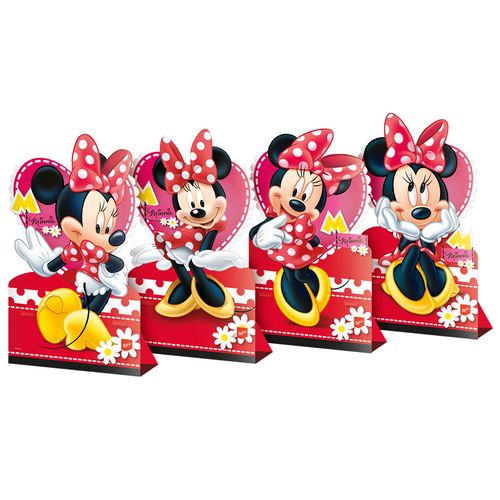 Decoração de Mesa - Minnie Vermelha - Regina Festas