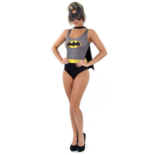 Fantasia Body Batman Feminino Adulto