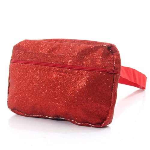 Pochete Glitter Vermelho Adulto - Carnaval - Sula