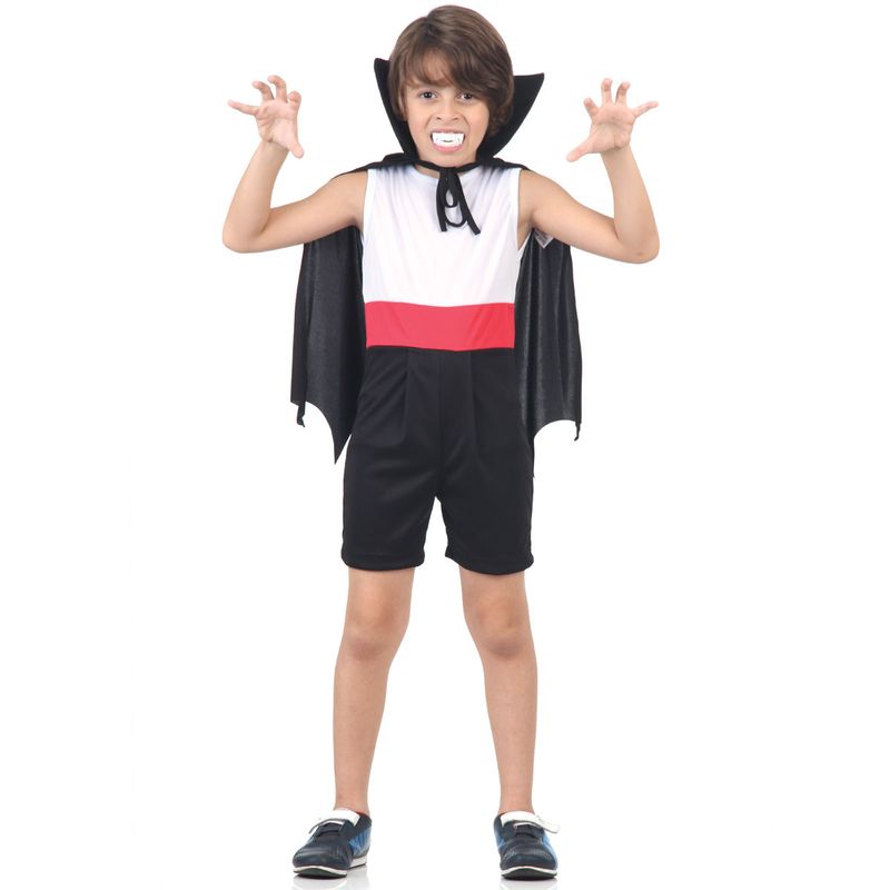 Fantasia de Vampiro Infantil - Halloween em promoção