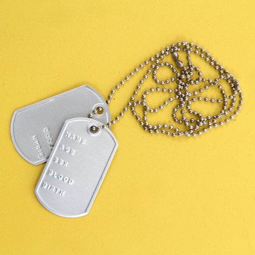 Colar Soldado Militar Unissex - Police