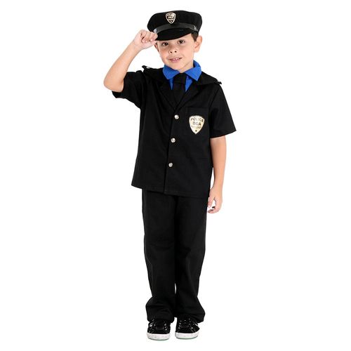 Fantasia Policial Masculino Infantil - Profissões