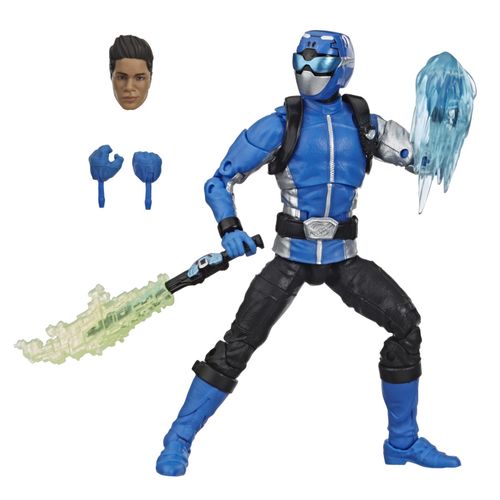 Boneco Power Ranger Beast Morphers - Blue Ranger - Lightning Collection
