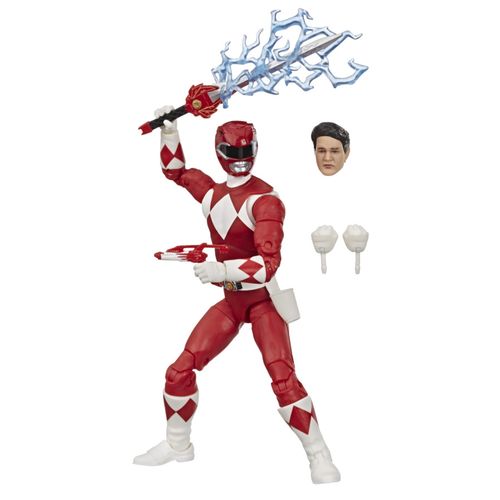 Boneco Power Ranger Beast Morphers - Red Ranger - Lightning Collection