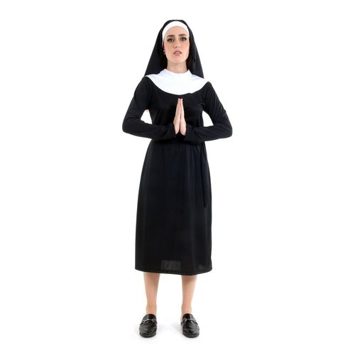 Fantasia Freira Religiosa Adulto - Carnaval