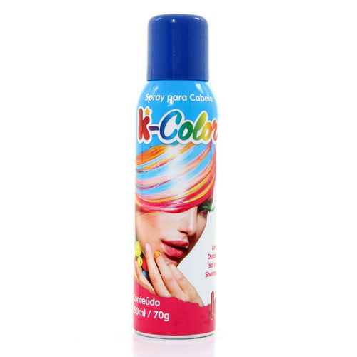 Tinta de Cabelo Spray 150ML - K-color - Azul