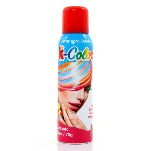 Tinta de Cabelo Spray 150ML - K-color - Vermelho