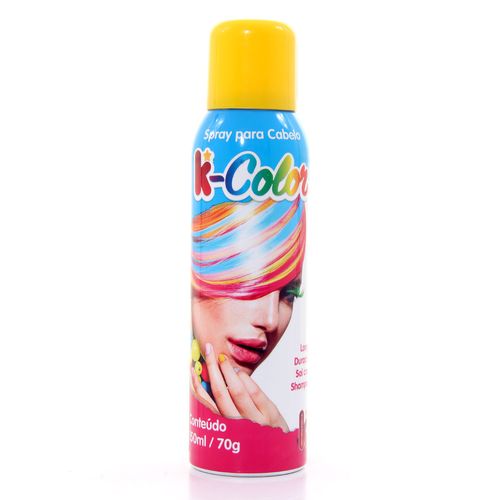 Tinta de Cabelo Spray 150ML - K-color - Amarelo