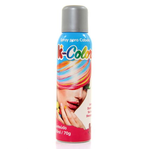 Tinta de Cabelo Spray 150ML - K-color - Prata