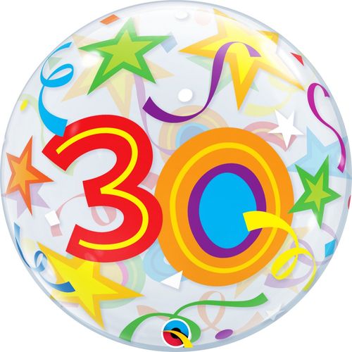 Balão Bubbles 22 Polegadas - 56cm - Nº30 - Qualatex