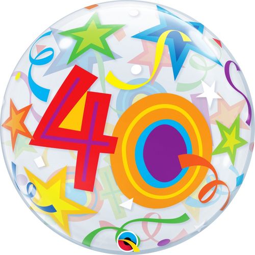 Balão Bubbles 22 Polegadas - 56cm - Nº40 - Qualatex