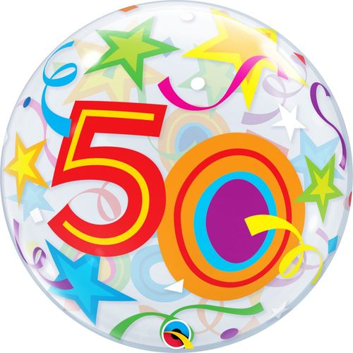 Balão Bubbles 22 Polegadas - 56cm - Nº50 - Qualatex