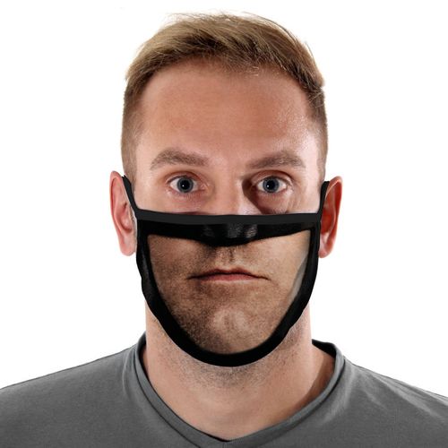 Máscara de Proteção Adulto - Rosto Batman - Mask4all