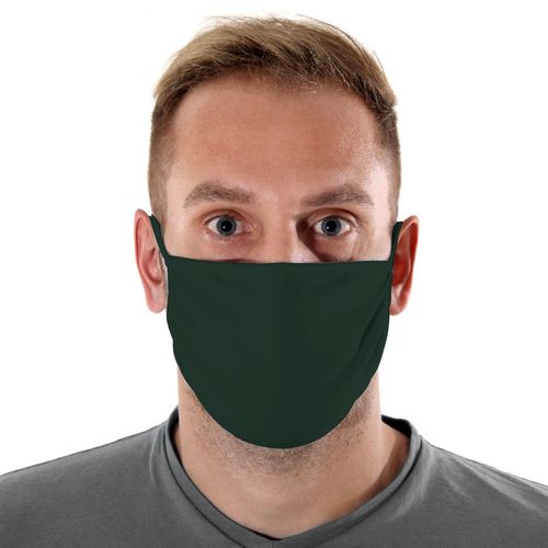 Máscara de Proteção Adulto - Verde Escuro - Mask4all
