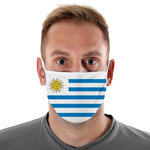 Máscara de Proteção Adulto - Uruguai - Mask4all