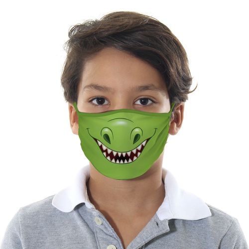 Máscara de Proteção Infantil - Dinossauro - Mask4all